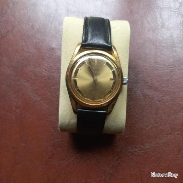 Tr�s belle montre suisse " ZURYL "  vintage 1960 / 1970