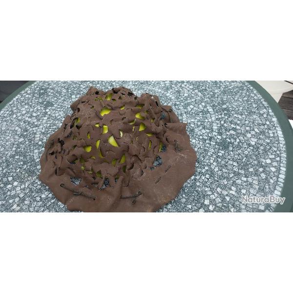 Filet de camouflage casque franais.