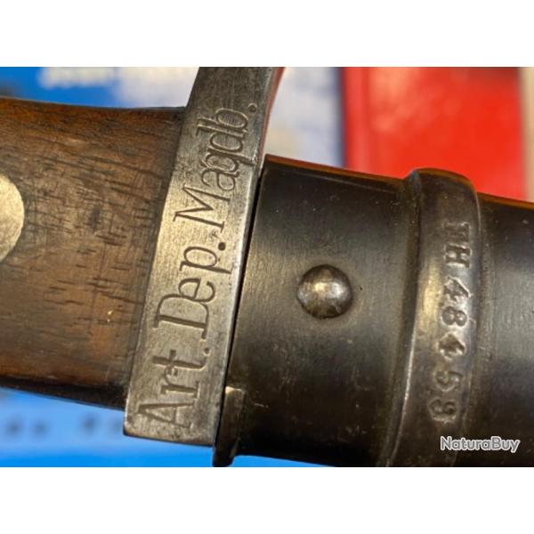 rare allemagne baionette 1882 belge modifi�