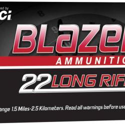 BOITE DE 50 CARTOUCHES CCI BLAZER CAL.22LR 40GR