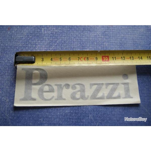 AUTO-COLLANT PERAZZI  couleur argent n1