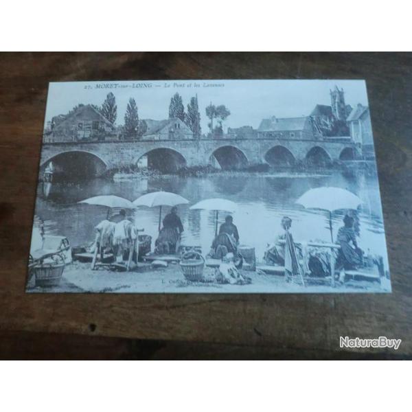 cp moret sur loing le pont et les laveuses