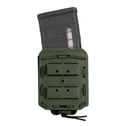 Porte-chargeur simple Bungy 8BL vert olive pour .308/7,62 mm