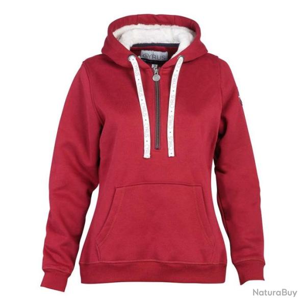 Sweatshirt � capuche col zipp� Alexandra BORD
