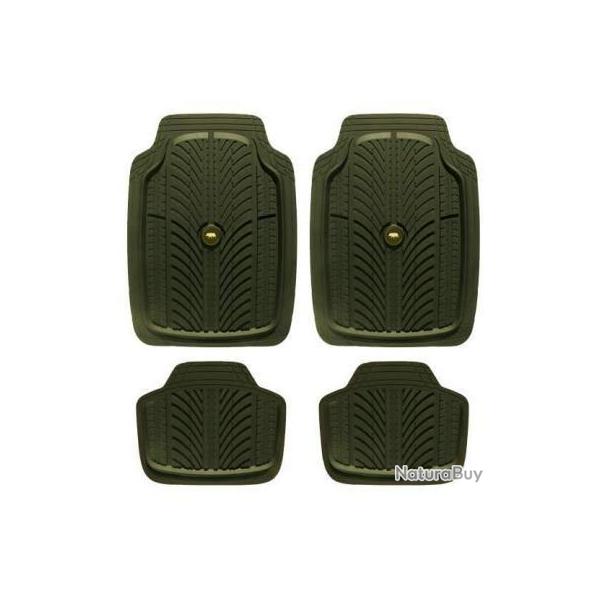 Tapis auto caoutchouc TREAD Kaki
