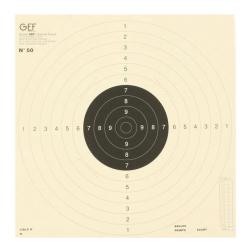 CIBLE DE TIR C50 CARTON - VENDUE A L'UNITÉ