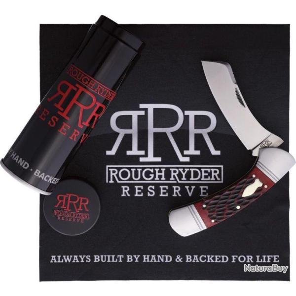 Couteau Rough Ryder Reserve Balboa Red Manche Os Lame Acier D2 Slip Joint Boite Collector RRR039