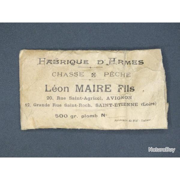 Sachet de plombs de collection L�on MAIRE et Fils
