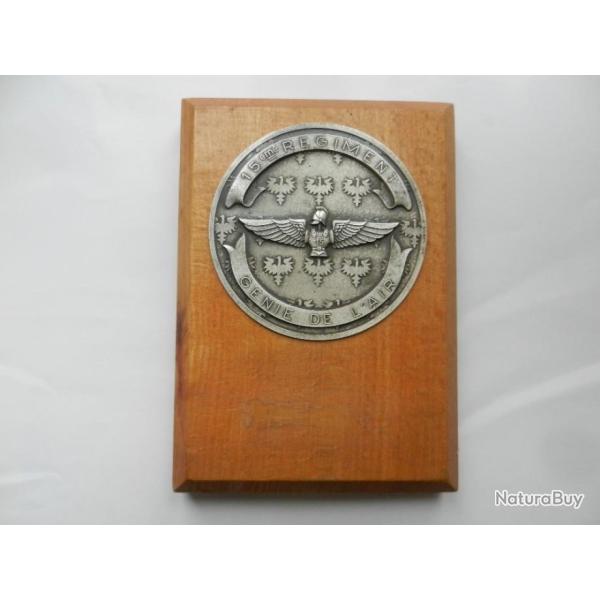 m�daille de table tape de bouche 15�me r�giment du g�nie de l'air de Toul(Mth & Mos)