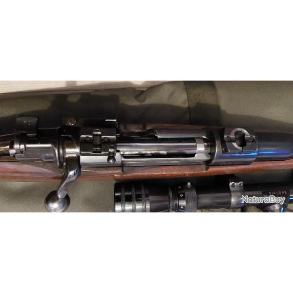 Vend carabine Mauser Mq 30 m964 , lunette Redfield 3x9x40 montage EAW et 12 Geco 165 grains