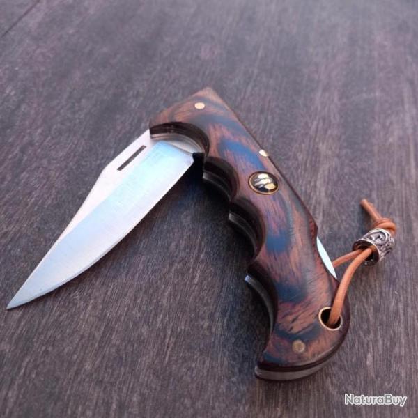 Joli Couteau CUDEMAN  Manche en Bois