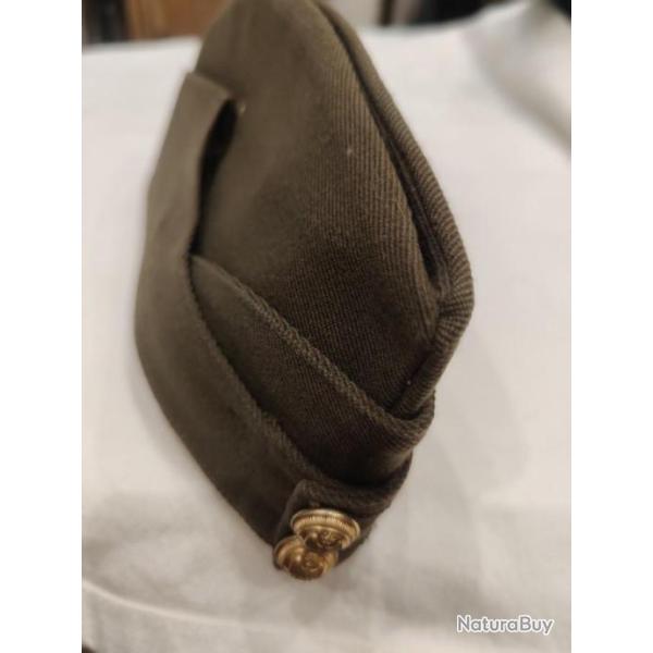 Calot canadien d'tat major d'artillerie dat 1944 D.M.C Cap WW2