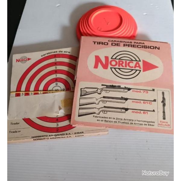 Cibles papier NORICA pour collectionneur