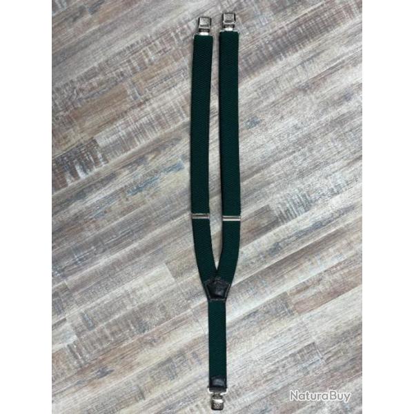 BRETELLE PANTALON  AVEC SA MACHOIRE EN FER VERT BOUTEILLE
