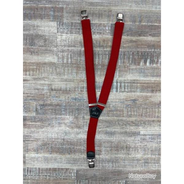 BRETELLE PANTALON  AVEC SA MACHOIRE EN FER ROUGE