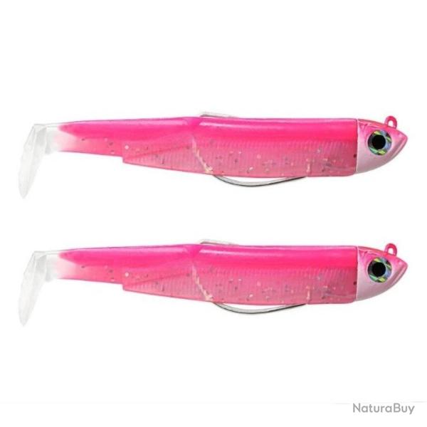 Double Combo Fiiish Black Minnow Shore 120 12g Fluo Pink
