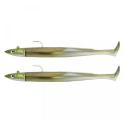 Double Combo Fiiish Crazy Paddle Tail Offshore 120 15g Khaki