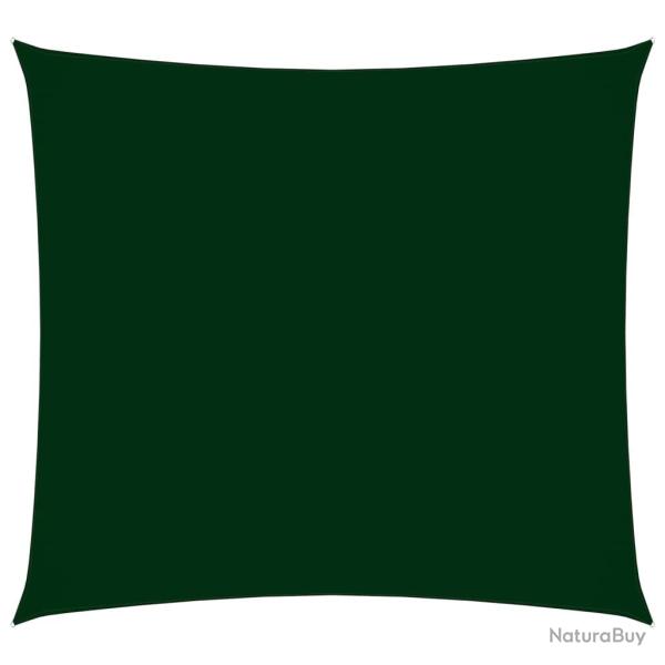 Voile toile d'ombrage parasol tissu oxford carr� 7 x 7 m vert fonc� 02_0009546