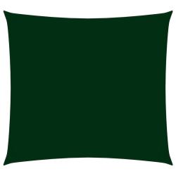 Voile toile d'ombrage parasol tissu oxford carr&eacute; 6 x 6 m vert fonc&eacute; 02_0009535