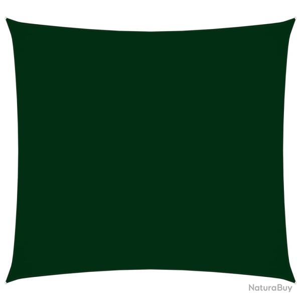 Voile toile d'ombrage parasol tissu oxford carr� 5 x 5 m vert fonc� 02_0009522
