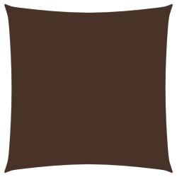 Voile toile d'ombrage parasol tissu oxford carr&eacute; 3 x 3 m marron 02_0009487