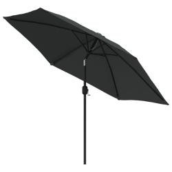 Parasol d'ext&eacute;rieur avec poteau en m&eacute;tal 300 cm anthracite 02_0008278
