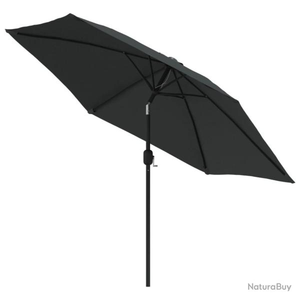 Parasol d'extrieur avec poteau en mtal 300 cm anthracite 02_0008278
