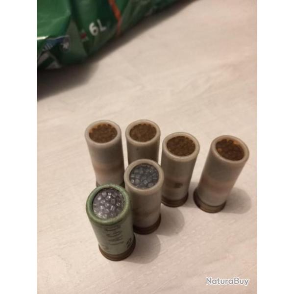 Lot de 6 cartouches plombs cubiques