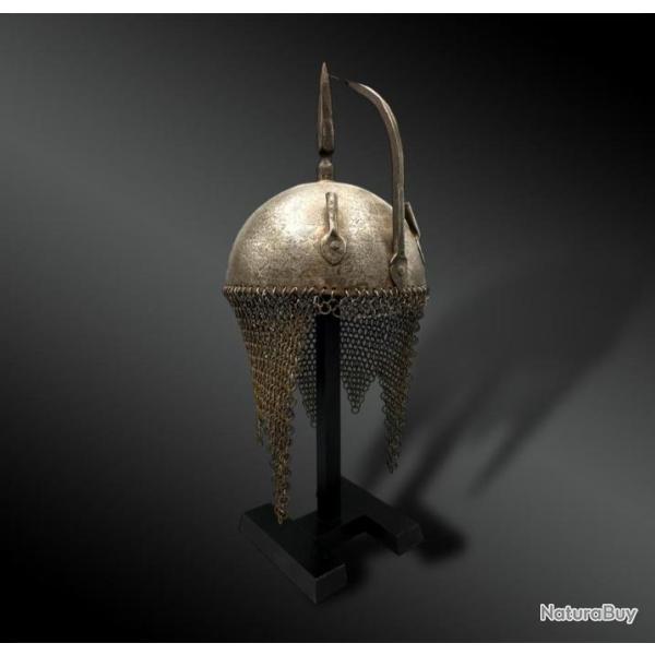 CASQUE ORIENTAL appel� kulah khud - Empire ottoman, Q�dj�r, Iran - XIX�me si�cle
