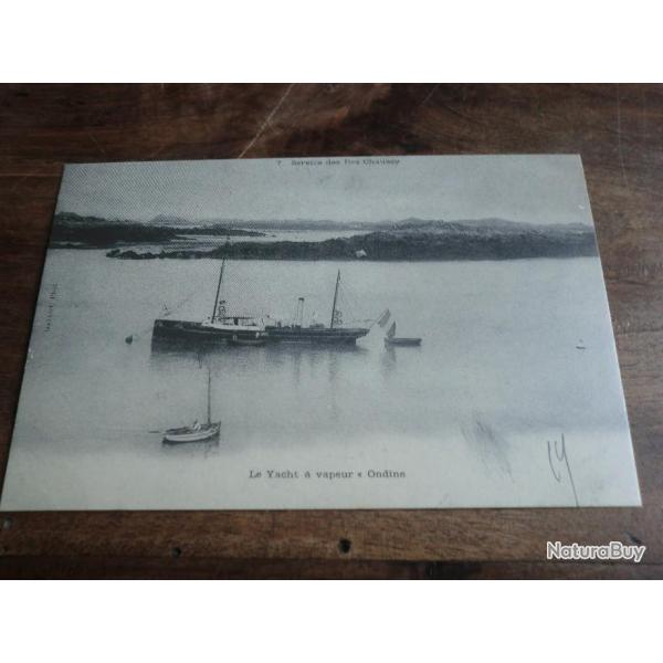 cp iles chausey  le yacht a vapeur ondine