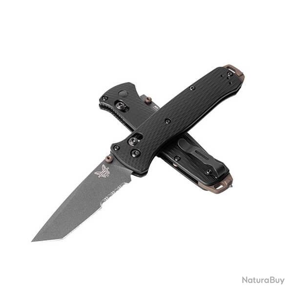 BEN537SGY-03 Couteau pliant Benchmade Bailout Storm Gray lame mixte