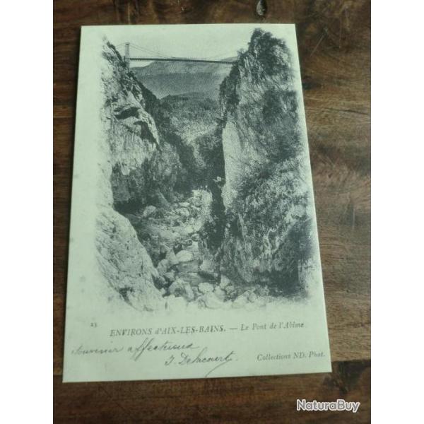 cp environs d aix les bains le pont de l abime