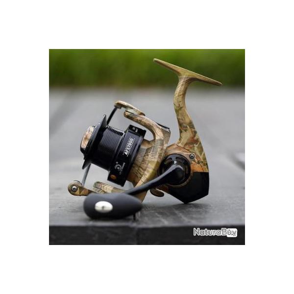 Moulinet Sries 5000 Mtal - bobine longue grenaille - Rivire ou Mer