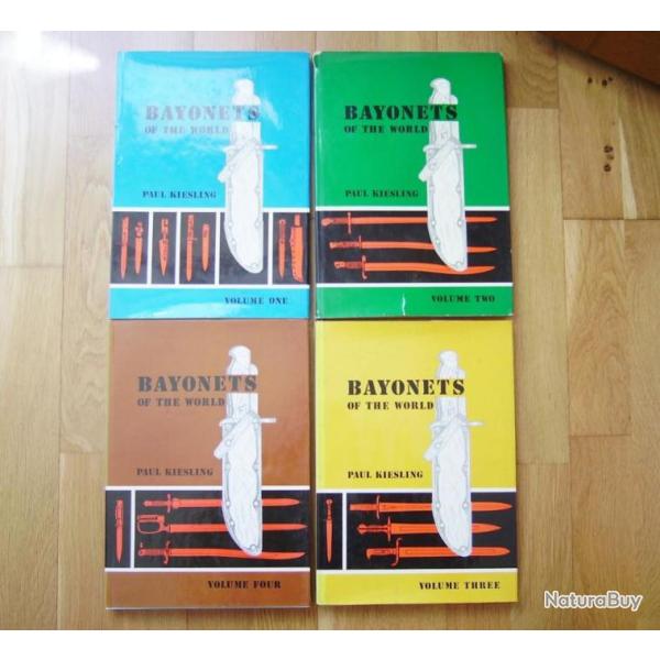 Livres sur les ba�onnettes s�rie compl�te de 4