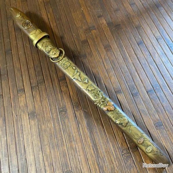 BEAU Et GRAND POIGNARD JAPONAIS AIKUCHI �POQUE MEIJI