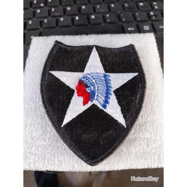 Patch arm�e us 2nd INFANTRY DIVISION indian head original