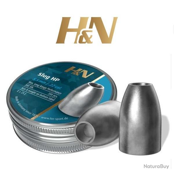 Pellets H&N Slug HP cal. 5,51 mm /.217" - Bo�te de 200 pellets de 1,49 g. (3 unit�s)