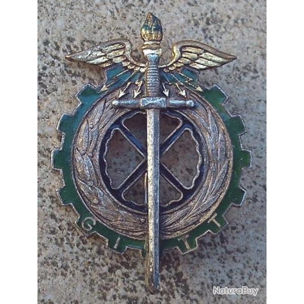 Groupe d'Instruction Technique du Train, �mail, dos guilloch�