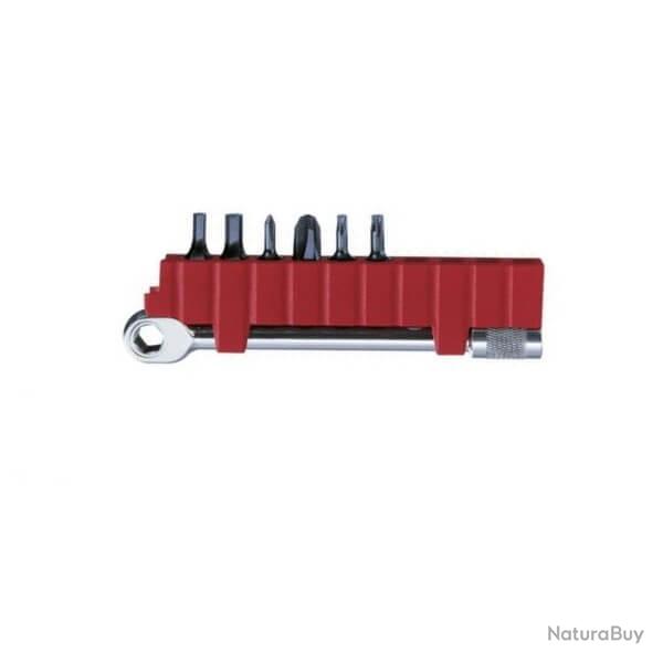 3.0306 Support + cl  cliquet + embouts Swisstool