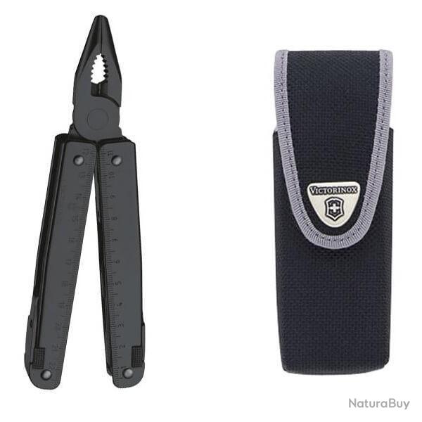 3.0223.3N Swisstool noir Victorinox avec tui en nylon