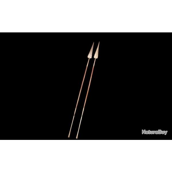 lances anciennes, XIXme, provenance :Afrique