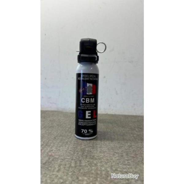 BOMBE GEL DEFENSE CS POIGNEE STANDARD 100ML