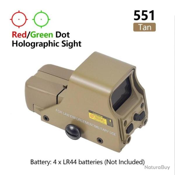 Viseur Point Rouge Holographique 551 TAN - LIVRAISON GRATUITE !!