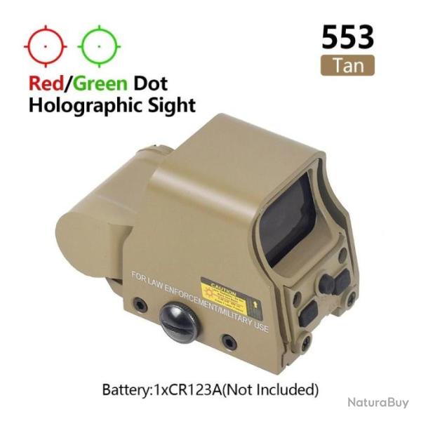 Viseur Point Rouge Holographique 553 TAN - LIVRAISON GRATUITE !!