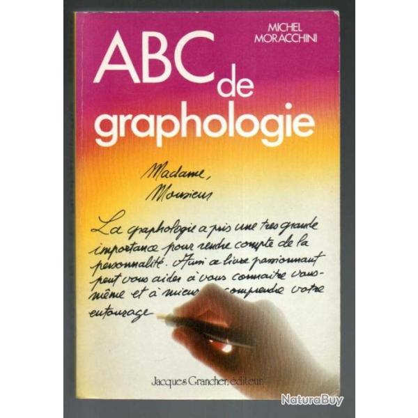 abc de graphologie de michel moracchini