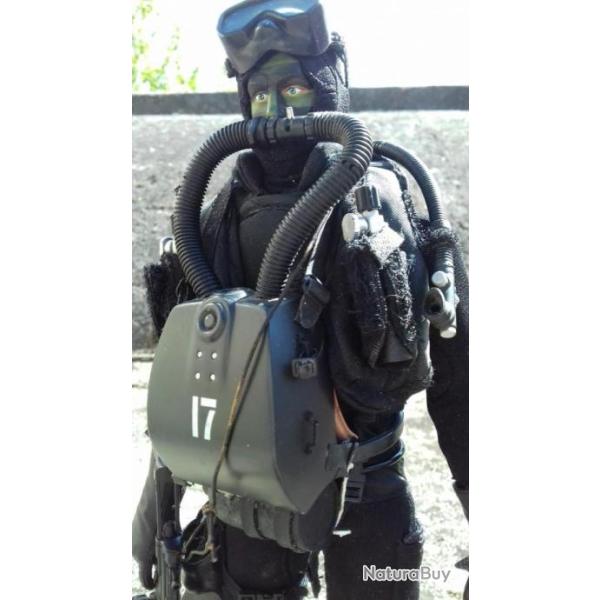 Figurine 1/6 eme customis�e Navy Seal