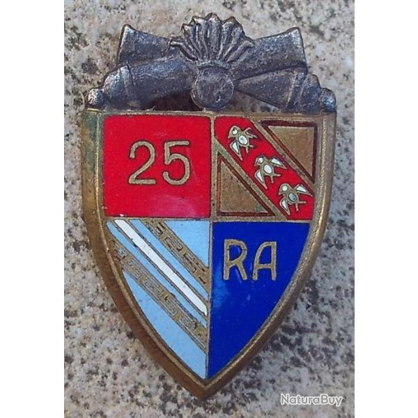 25� R�giment d'Artillerie, �mail, dos lisse,Drago B�ranger