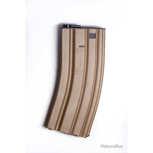 chargeur pour AEG M4 m�tal Hi-Cap 300 billes Tan DELTA ARMORY