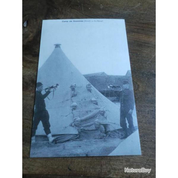 cp 01 camp de sissonne le r�veil