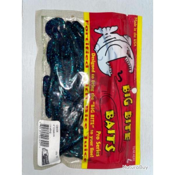!! LEURRE BIG BITE BAITS 4�� CR�ATURE COULEUR JUNEBUG